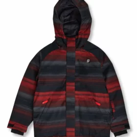 Orage Dub Jacket - Boy's -Orage Online Store ORA BJT05 7EBright 20Red 20Stripes 20Print